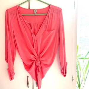 Tristan pink blouse